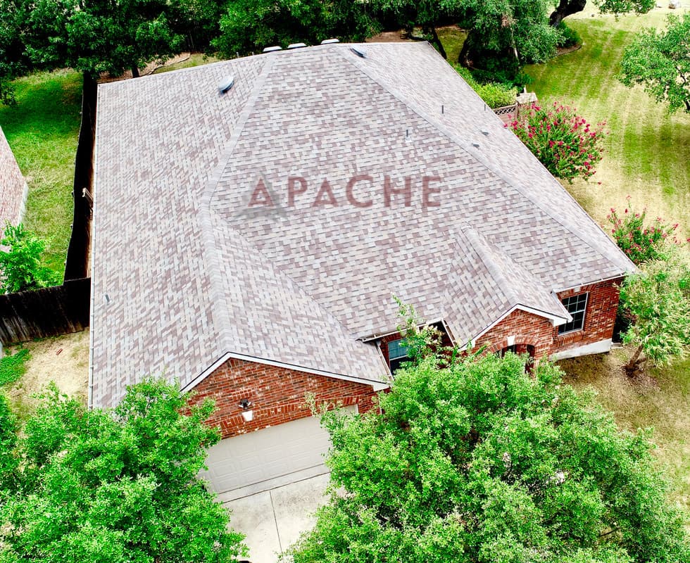 Completed exterior siding project